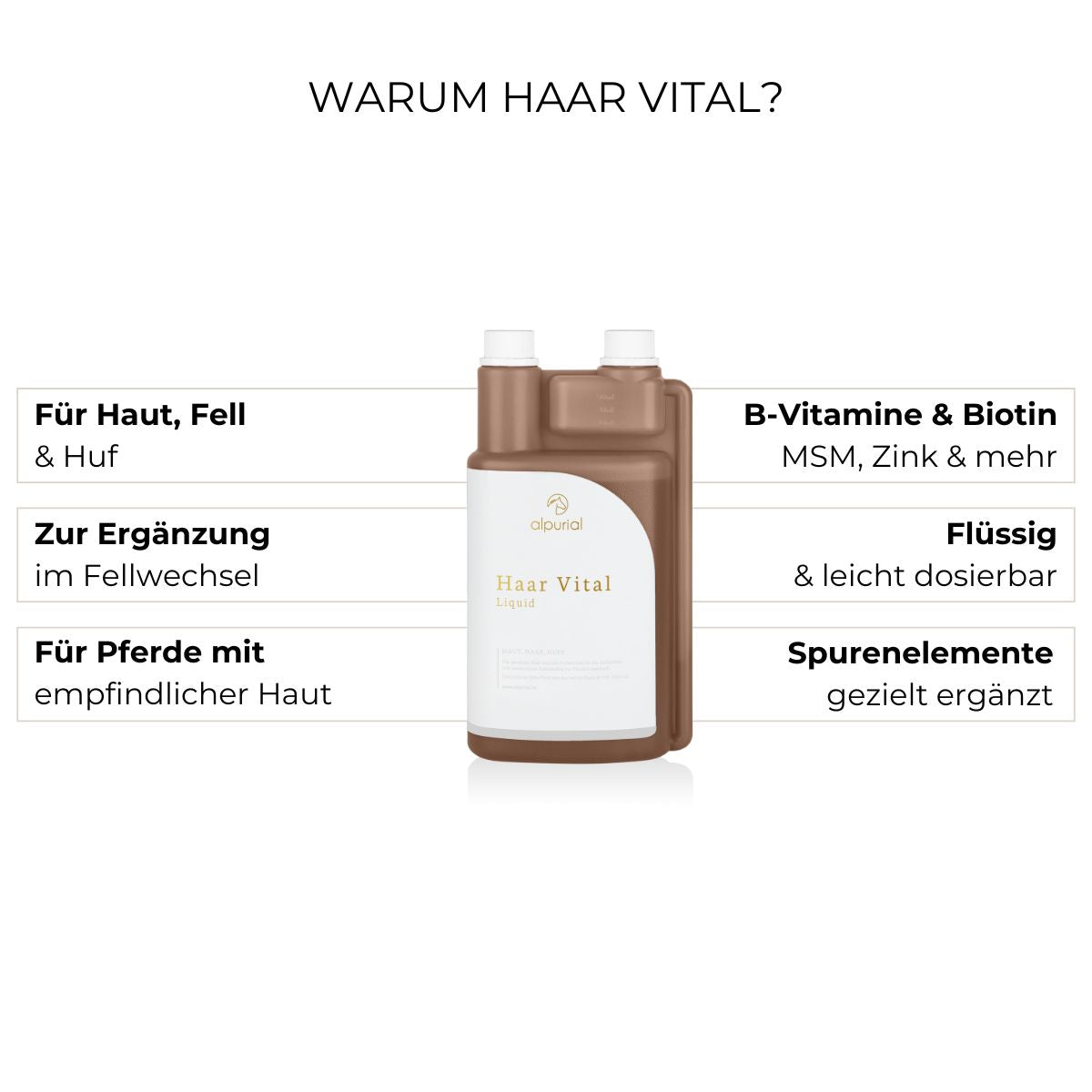 Haar Vital Liquid Vorteile: Haarqualität, Fellwachstum, Fellstoffwechsel