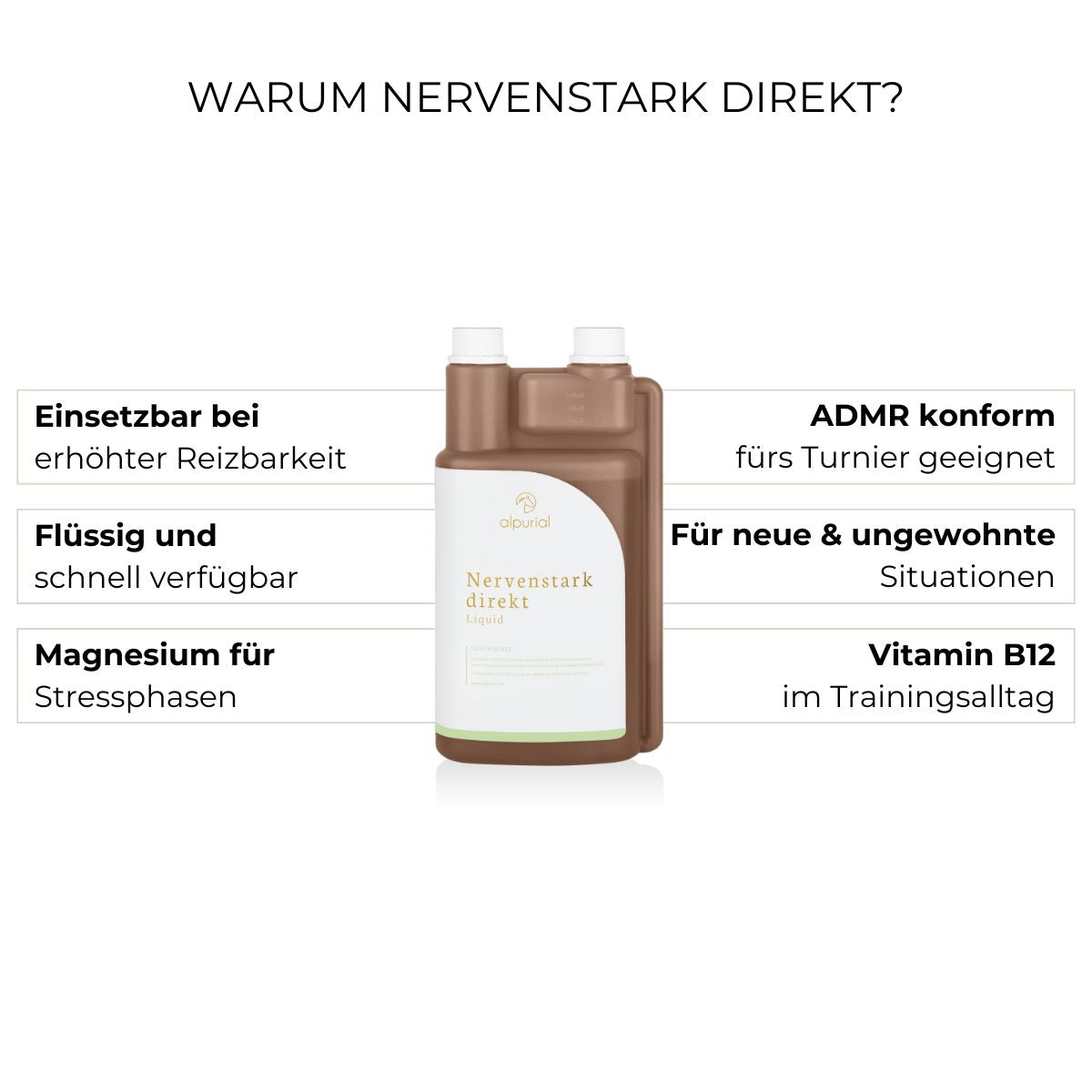 Nervenstark direkt Liquid Vorteile: Konzentration, Entspannung, innere Ruhe