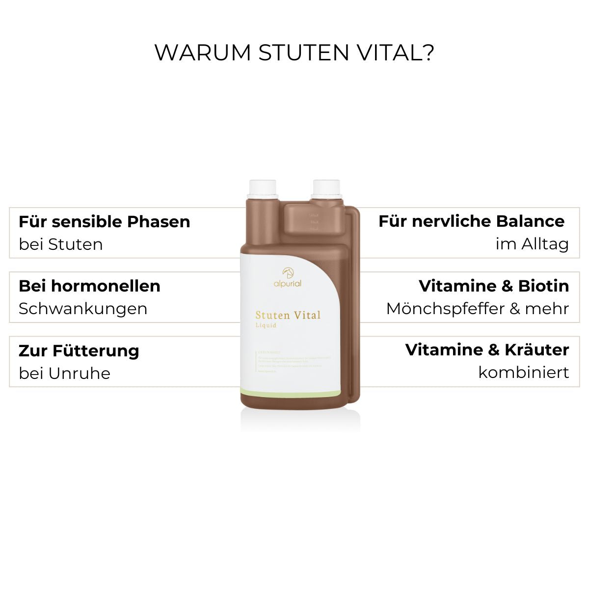 Stuten Vital Liquid Vorteile: Entspannung, Leistungsbereitschaft, Hormonhaushalt