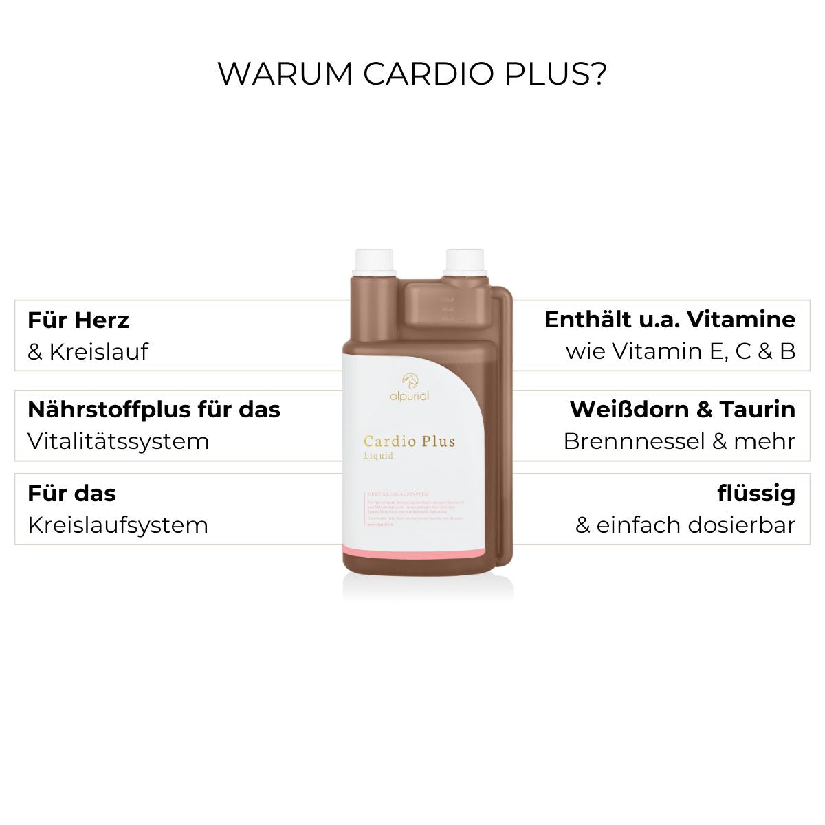 Cardio Plus Vorteile:
Kreislauf, Erholung, Herz Kreislauf