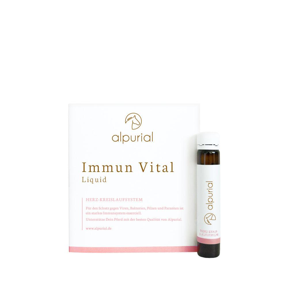 Immun Vital Tester flüssiges Zusatzfutter Pferd zur Unterstützung Immunsystem Pferd 20ml Alpurial