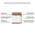 Verdauungsbundle Vorteile: Konzentration, Beruhigung von Magen und Darm, Erholung nach Kolik