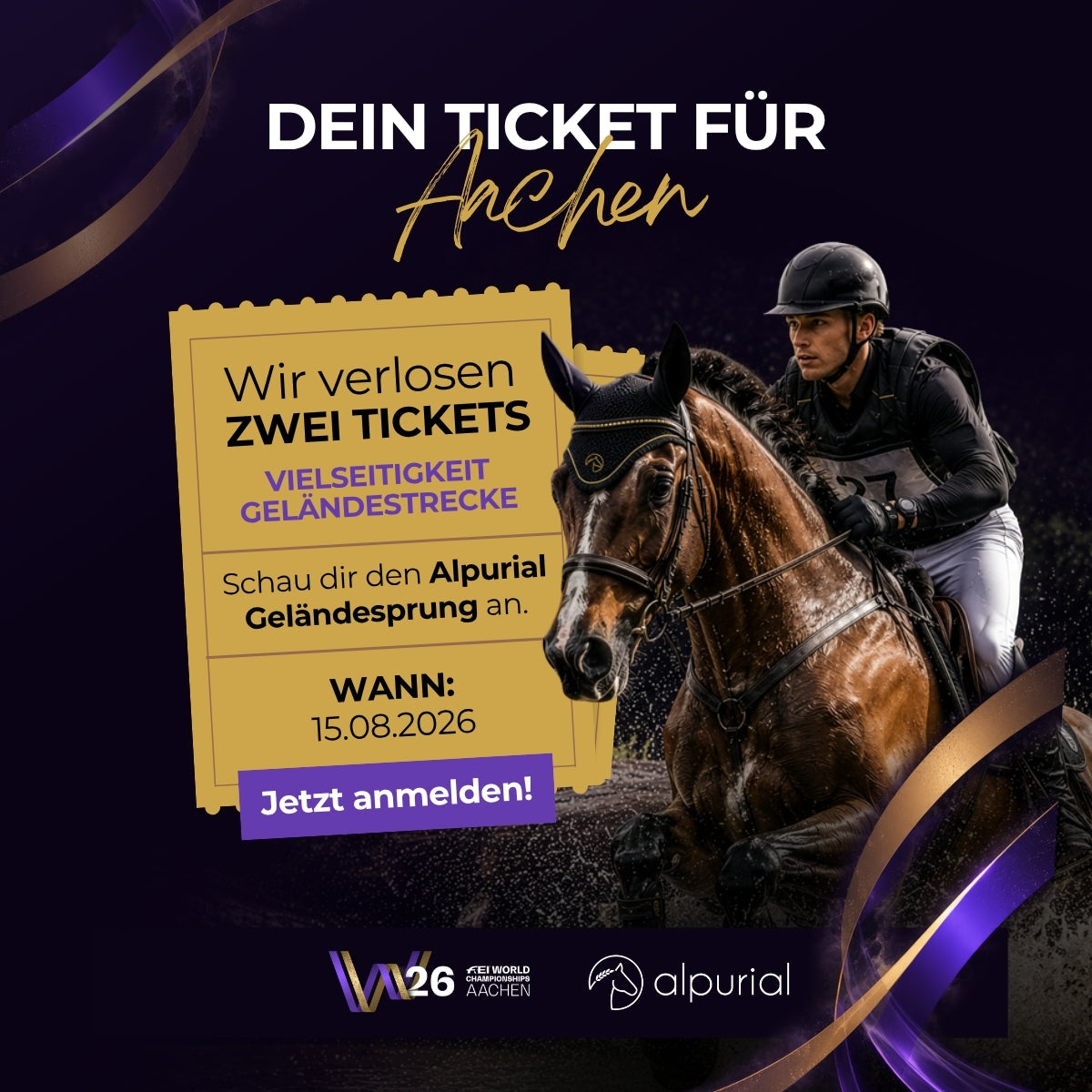 Sichere dir deine Chance auf zwei WM-Tickets