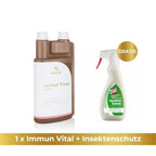 Immun Vital flüssiges Zusatzfutter Pferd zur Unterstützung Immunsystem Pferd 1 Liter Alpurial