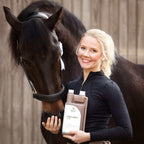 Leber Aktiv flüssiges Pferdefutter zur Leberunterstützung Anwendung am Pferd Alpurial