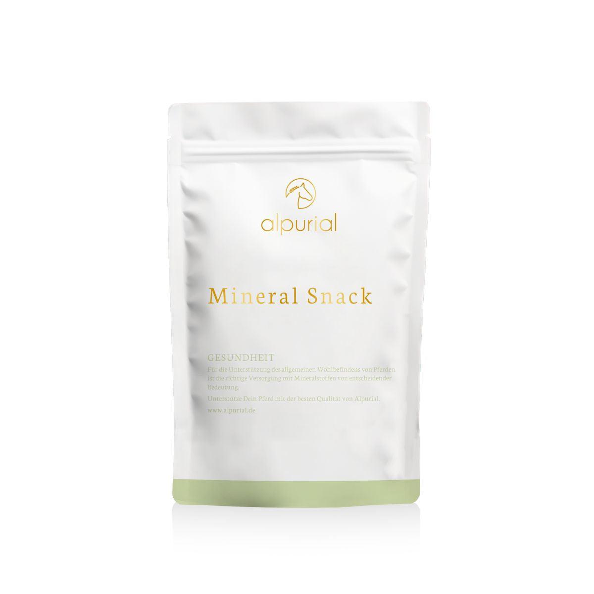 Mineral Snack Pferd zur Unterstützung Mineral Grundversorgung Pferd Alpurial