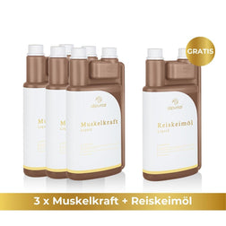 3x Muskelkraft -15% + Reiskeimöl