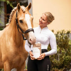 Pro Erholung flüssiges Pferdefutter zur Unterstützung Regeneration Anwendung am Pferd Alpurial