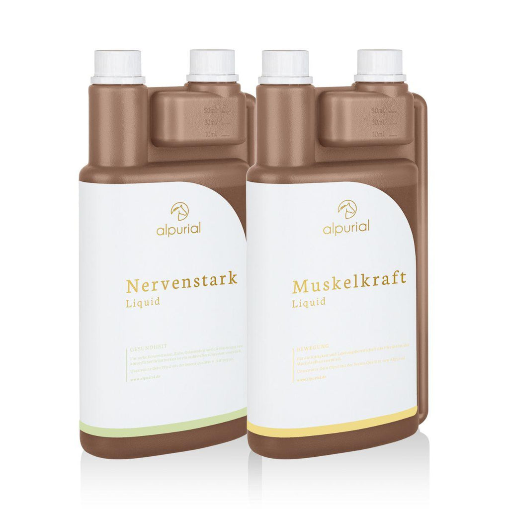 Alpurial Pferdezusatzfutter PSSM Bundle bei PSSM / MIM.