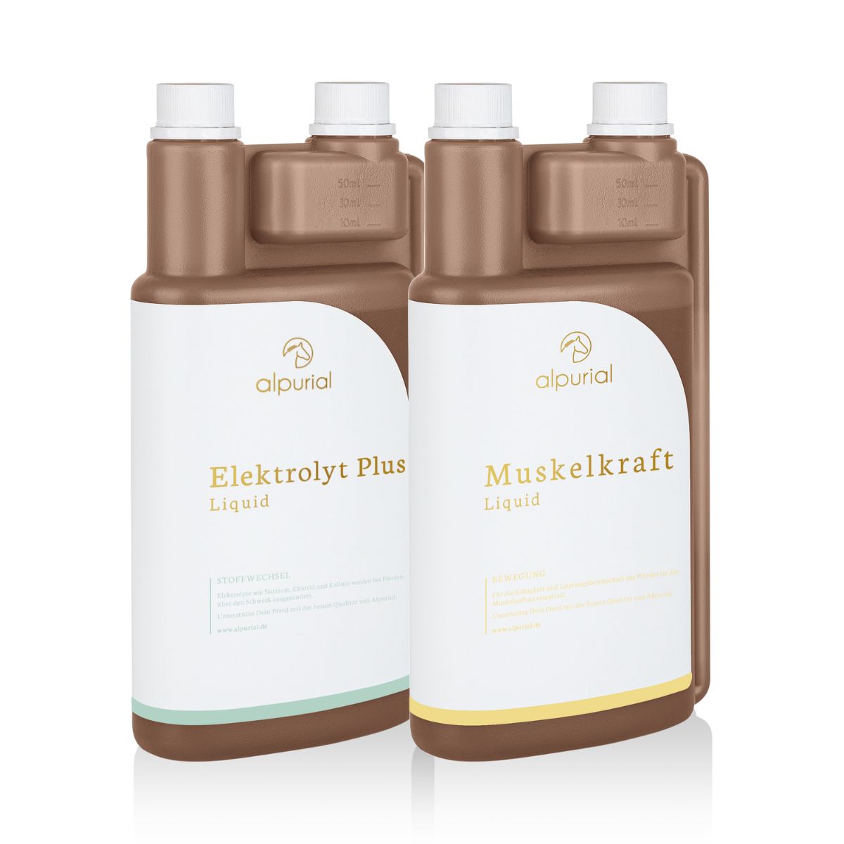Sommerbundle flüssiges Zusatzfutter Pferd zur Unterstützung Training im Sommer Pferd 1 Liter Alpurial