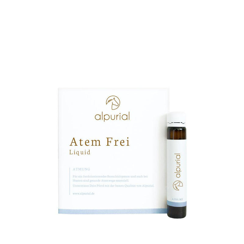 Atem Frei Tester flüssiges Zusatzfutter Pferd zur Unterstützung Atemwege Pferd 20ml Alpurial