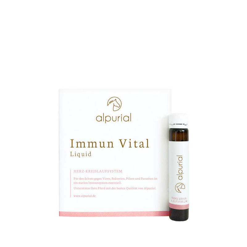 Immun Vital Tester flüssiges Zusatzfutter Pferd zur Unterstützung Immunsystem Pferd 20ml Alpurial